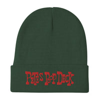 Pete's Poop Deck Embroidered Beanie