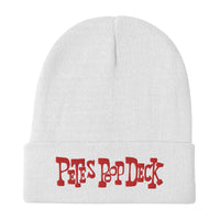 Pete's Poop Deck Embroidered Beanie